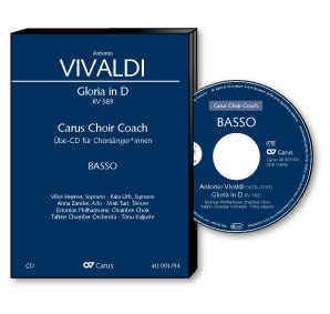 Antonio Vivaldi: Gloria in D major - CD, Choir Coach, multimedia | Carus-Verlag