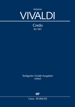 Antonio Vivaldi: Credo - Noten | Carus-Verlag