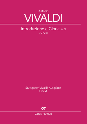 Antonio Vivaldi: Introduzione e Gloria - Noten | Carus-Verlag
