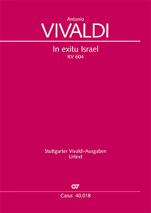 Antonio Vivaldi: In exitu Israel - Noten | Carus-Verlag