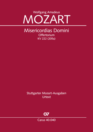 Misericordias Domini Offertorium Dirigierpartitur