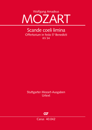 Scande coeli limina Offertorium in festo Sti Benedicti Dirigierpartitur