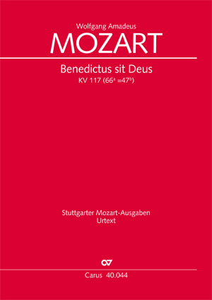 Wolfgang Amadeus Mozart: Benedictus sit Deus Pater - Noten | Carus-Verlag