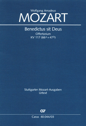 Benedictus sit Deus Pater Vocal score