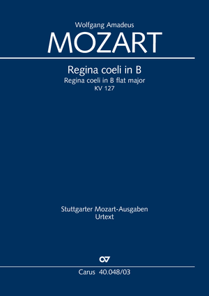 Regina coeli in B Marienantiphon Klavierauszug