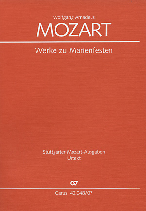 Wolfgang Amadeus Mozart: Music for Marian Feasts