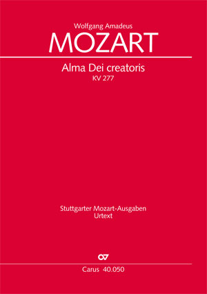 Wolfgang Amadeus Mozart: Alma Dei creatoris - Noten | Carus-Verlag