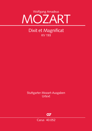 Dixit et Magnificat Full score