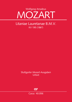 Wolfgang Amadeus Mozart: Litaniae Lauretanae B.M.V. in D - Noten | Carus-Verlag