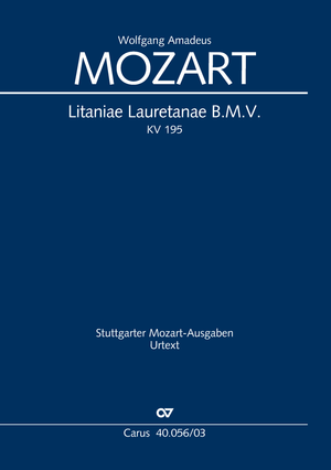 Litaniae Lauretanae B.M.V. in D Klavierauszug