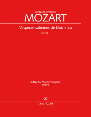 Wolfgang Amadeus Mozart: Vesperae solennes de Dominica