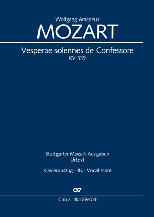 Wolfgang Amadeus Mozart: Vesperae solennes de Confessore - Sheet music | Carus-Verlag