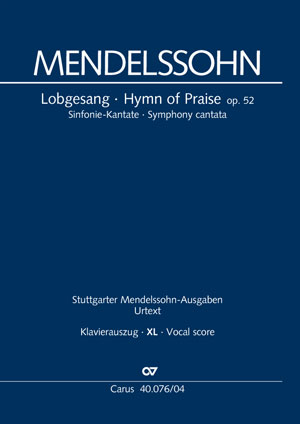 Felix Mendelssohn Bartholdy: Hymn of Praise - Sheet music | Carus-Verlag