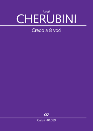 Luigi Cherubini: Credo a 8 voci - Noten | Carus-Verlag