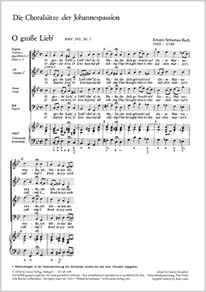 Thumbnail: Johann Sebastian Bach: Die 11 Choralsätze der Johannespassion