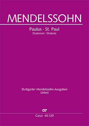 Felix Mendelssohn Bartholdy: Saint Paul - Partition | Carus-Verlag