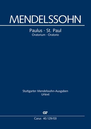 Felix Mendelssohn Bartholdy: Saint Paul - Partition | Carus-Verlag