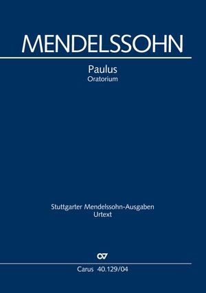 Felix Mendelssohn Bartholdy: Saint Paul - Partition | Carus-Verlag