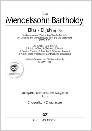 Felix Mendelssohn Bartholdy: Elijah - Sheet music | Carus-Verlag