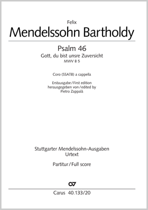 Felix Mendelssohn Bartholdy: Gott, du bist unsre Zuversicht und Stärke - Noten | Carus-Verlag