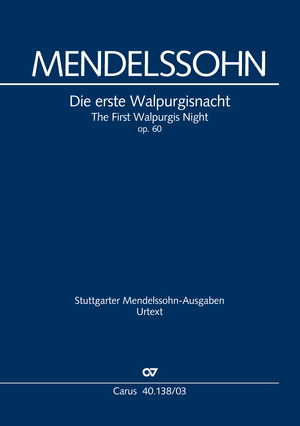 Felix Mendelssohn Bartholdy: Die erste Walpurgisnacht - Partition | Carus-Verlag