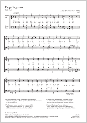 Thumbnail: Anton Bruckner: Salvum fac; Pange lingua