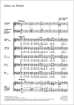 Thumbnail: Anton Bruckner: Libera me, Domine