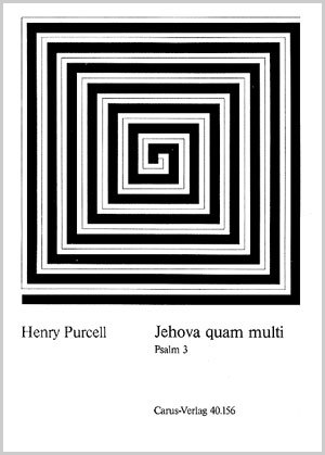 Henry Purcell: Jehova quam multi - Noten | Carus-Verlag
