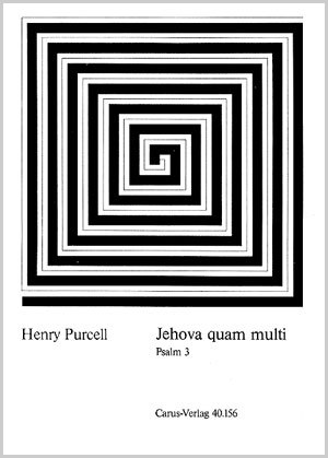 Jehova quam multi Partitur