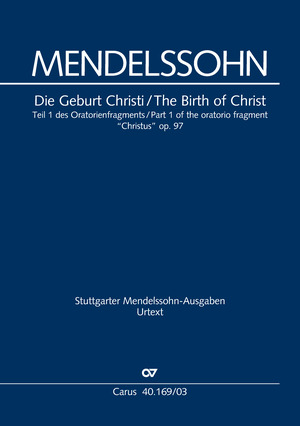 Felix Mendelssohn Bartholdy: Christus - Noten | Carus-Verlag