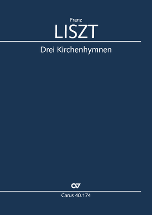 Drei Kirchenhymnen Score, First edition