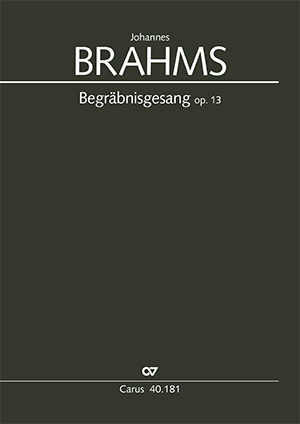 Johannes Brahms: Now we lay to rest the body - Sheet music | Carus-Verlag