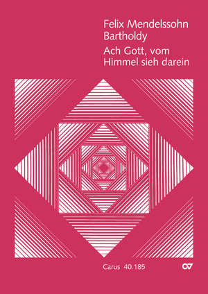 Ach Gott, vom Himmel sieh darein Cantate sur choral Conducteur
