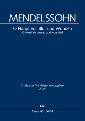 O Haupt voll Blut und Wunden Choralkantate Klavierauszug