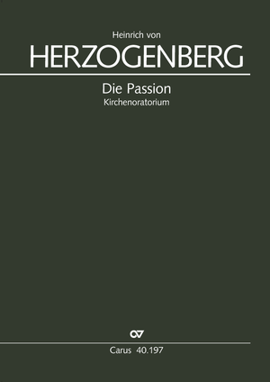 Thumbnail: Heinrich von Herzogenberg: Die Passion
