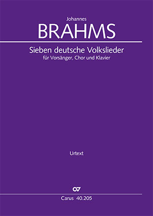 Johannes Brahms: Sieben deutsche Volkslieder