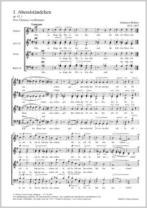 Thumbnail: Johannes Brahms: Abendständchen