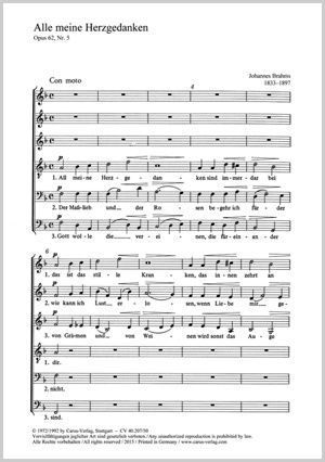 Thumbnail: Johannes Brahms: All meine Herzgedanken