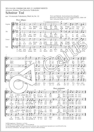 Thumbnail: Johannes Brahms: Four German Folk Songs