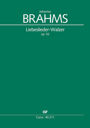 Johannes Brahms: Liebeslieder-Walzer - Noten | Carus-Verlag