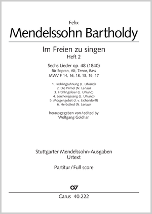 Im Freien zu singen (Heft 2) Score