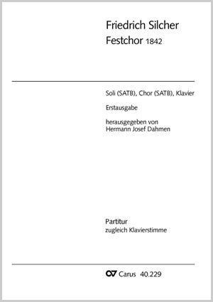 Festchor Full score, First edition