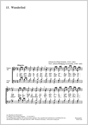 Chant de randonnée Partition
