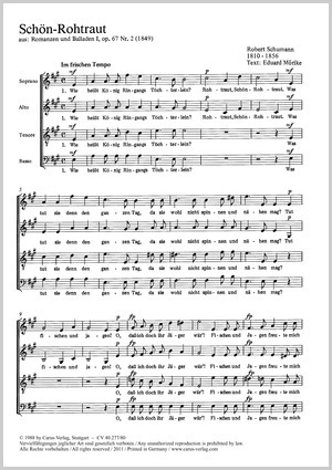 Thumbnail: Robert Schumann: Schön-Rohtraut
