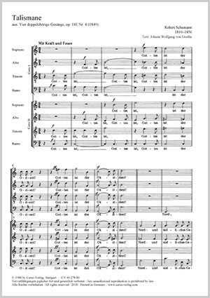 Thumbnail: Robert Schumann: Talismane