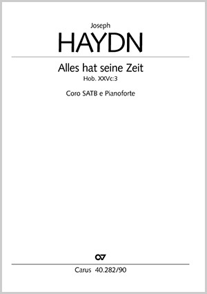 Joseph Haydn: Alles hat seine Zeit - Noten | Carus-Verlag