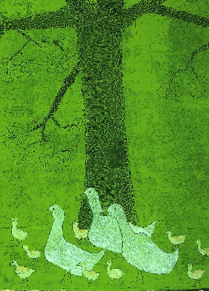 Schlaf, Püppchen, schlaf (Ausschnitt) - Postkarten, Kalender, Poster | Carus-Verlag