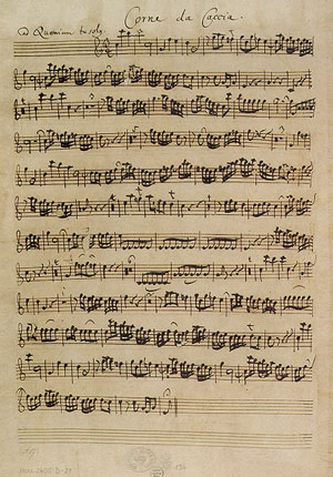 Johann Sebastian Bach: Quoniam tu solus sanctus aus der Missa in h - Postkarten, Kalender, Poster | Carus-Verlag
