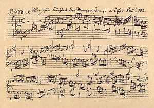 Johann Sebastian Bach: Wie schön leuchtet der Morgenstern - Postkarten, Kalender, Poster | Carus-Verlag