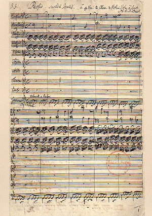Johannespassion (Version IV) Passio secundum Joannem Postkarte